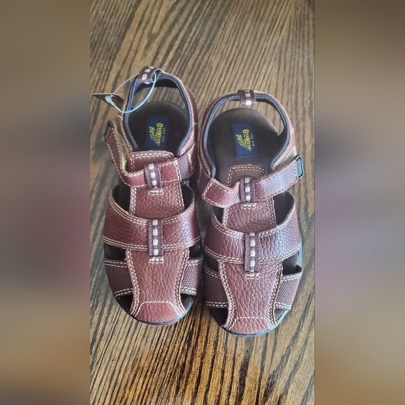 OshKosh B'gosh | Shoes | Nwt Osh Kosh Brown Leather Sandal Size | Poshmark